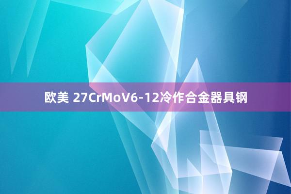 欧美 27CrMoV6-12冷作合金器具钢
