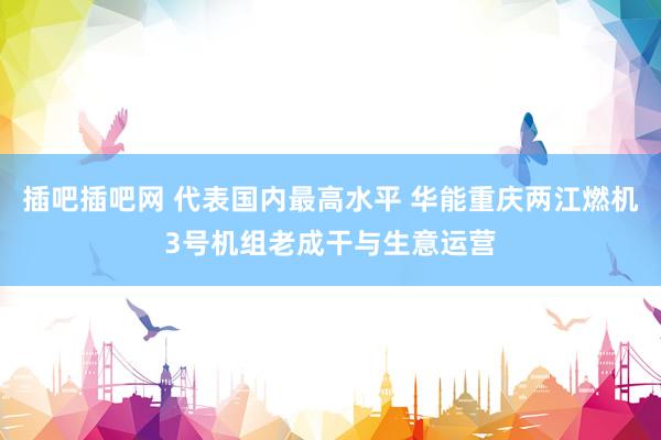 插吧插吧网 代表国内最高水平 华能重庆两江燃机3号机组老成干与生意运营