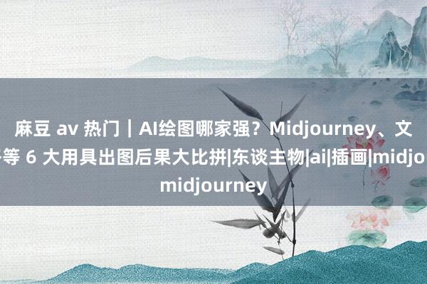 麻豆 av 热门｜AI绘图哪家强？Midjourney、文心一格等 6 大用具出图后果大比拼|东谈主物|ai|插画|midjourney